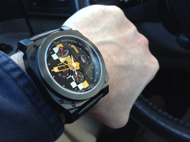 Veloce Giallo F1 watch from Morpheus