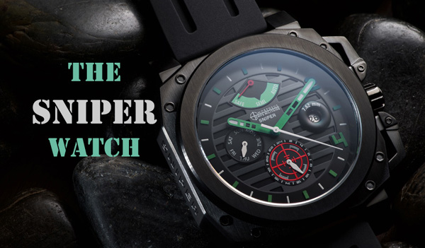 Sniper tactical themed Morpheus watch